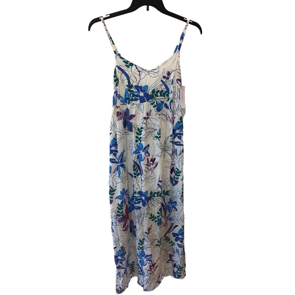 Isabel Maternity Sleeveless Sundress size Small- Tropical Print/Flowers - NWT